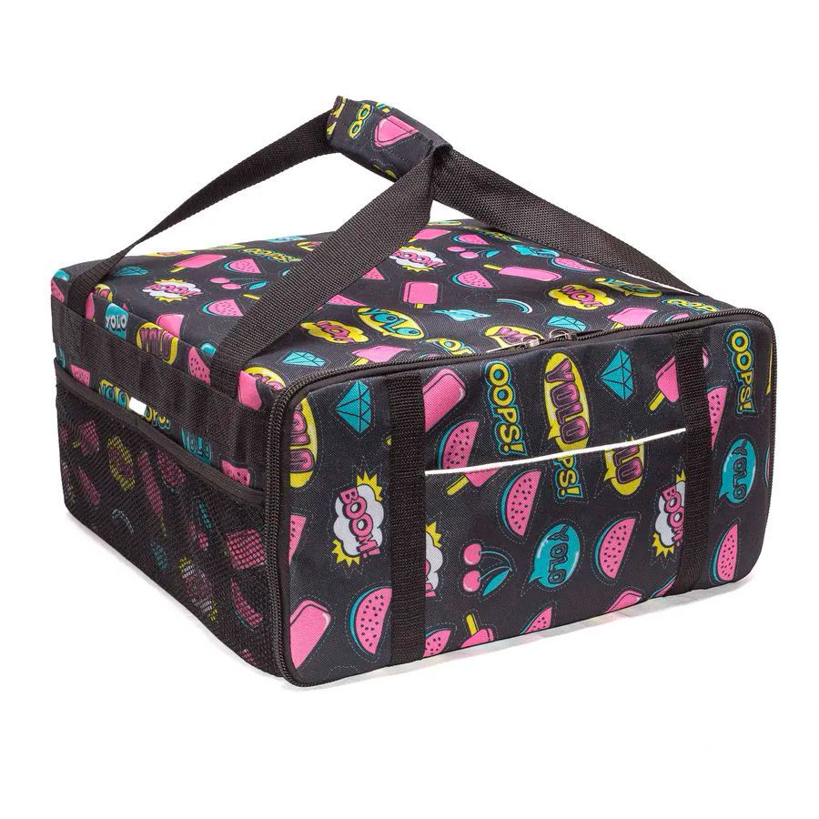 Сумка термос для пиццы 35х35х15 ZUBRAVA Цветная