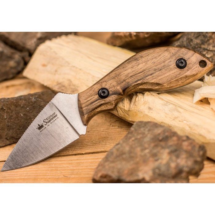 Нож Hammy AUS-8 SW (Stonewash, деревянная рукоять)