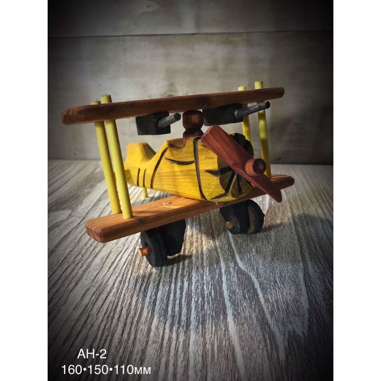 Игрушка Самолет деревянный