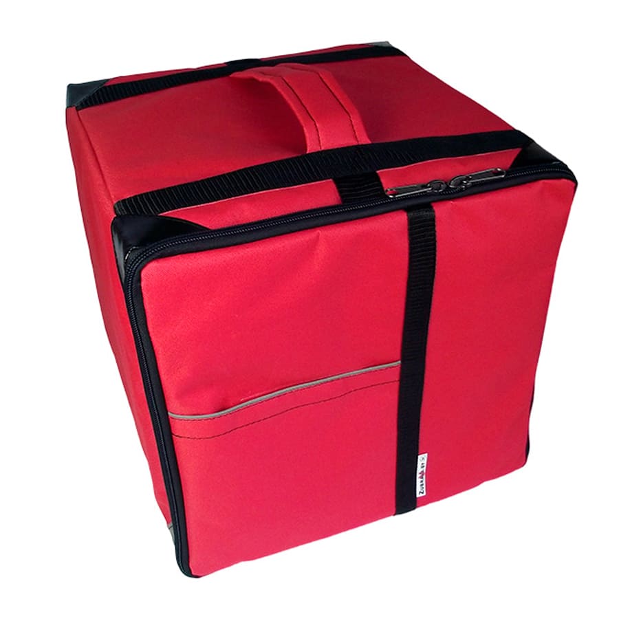 Термосумка для пиццы 35х35х35, красная