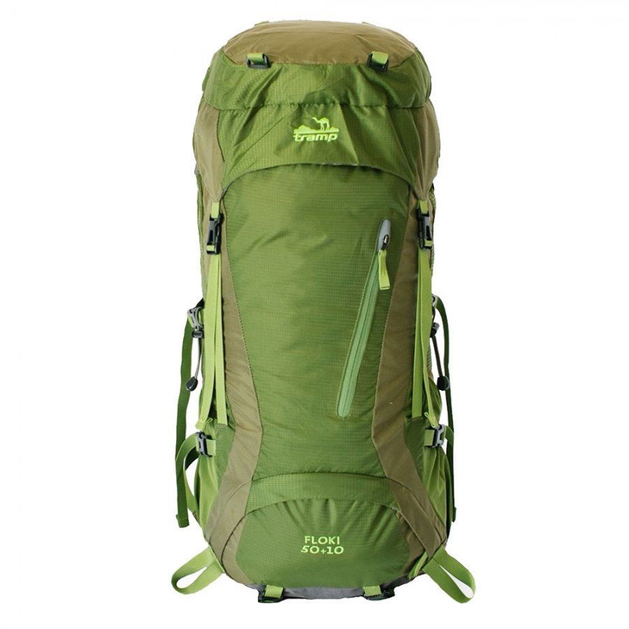 Рюкзак туристический Tramp FLOKI 50+10 л ( оливковый ) TRP-046oliv