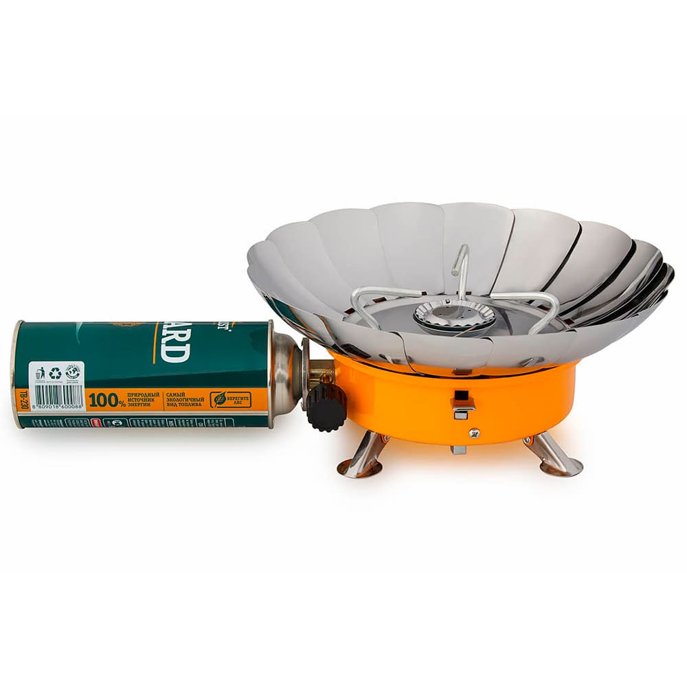 Плита - трансформер газовая портативная TOURIST Tulpan - L с ветрозащитой TM-450