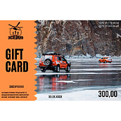 Электронная подарочная карта номиналом 300,00 белорусских рублей