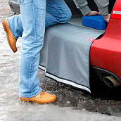 Накидка защитная на бампер Тренд Ариэлин 1045, серый