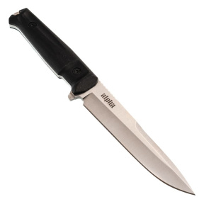Нож Kizlyar Supreme Alpha 420HC SW Black Kraton Handle