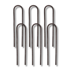 Набор усиленных колышков для палатки в чехле, комплект 6 шт., КДП280/черный