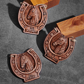 Набор сувенирных подков 3 шт. На Богатство, Счастье и Удачу