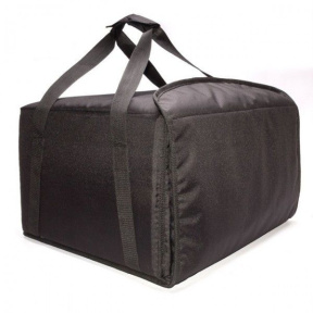 Сумка термос для пиццы 42х42х27 ZUBRAVA, черная