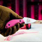 Нож Kizlyar Supreme Hammy Niolox SW G10 Pink
