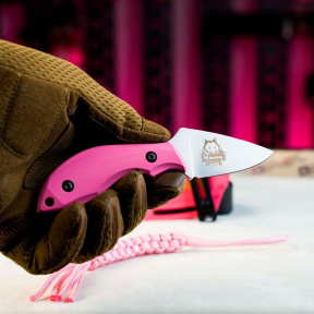 Нож Kizlyar Supreme Hammy Niolox SW G10 Pink
