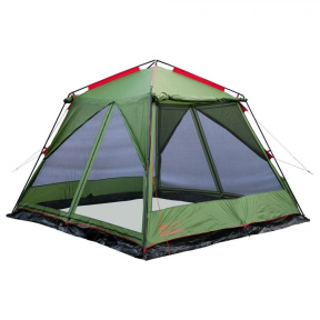 Палатка - шатер TRAMP LITE Bungalow Green 3x3x2.25 м (V2), TLT-015