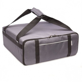 Сумка термос для пиццы 35х35х10 ZUBRAVA, серая