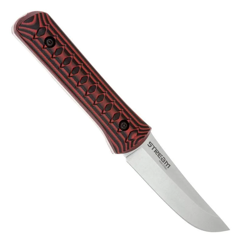 Нож Kizlyar Supreme Stream N690 SW G10 Black-Red Handle