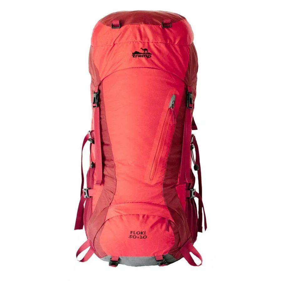 Рюкзак туристический Tramp FLOKI 50+10 л ( красный ) TRP-046red