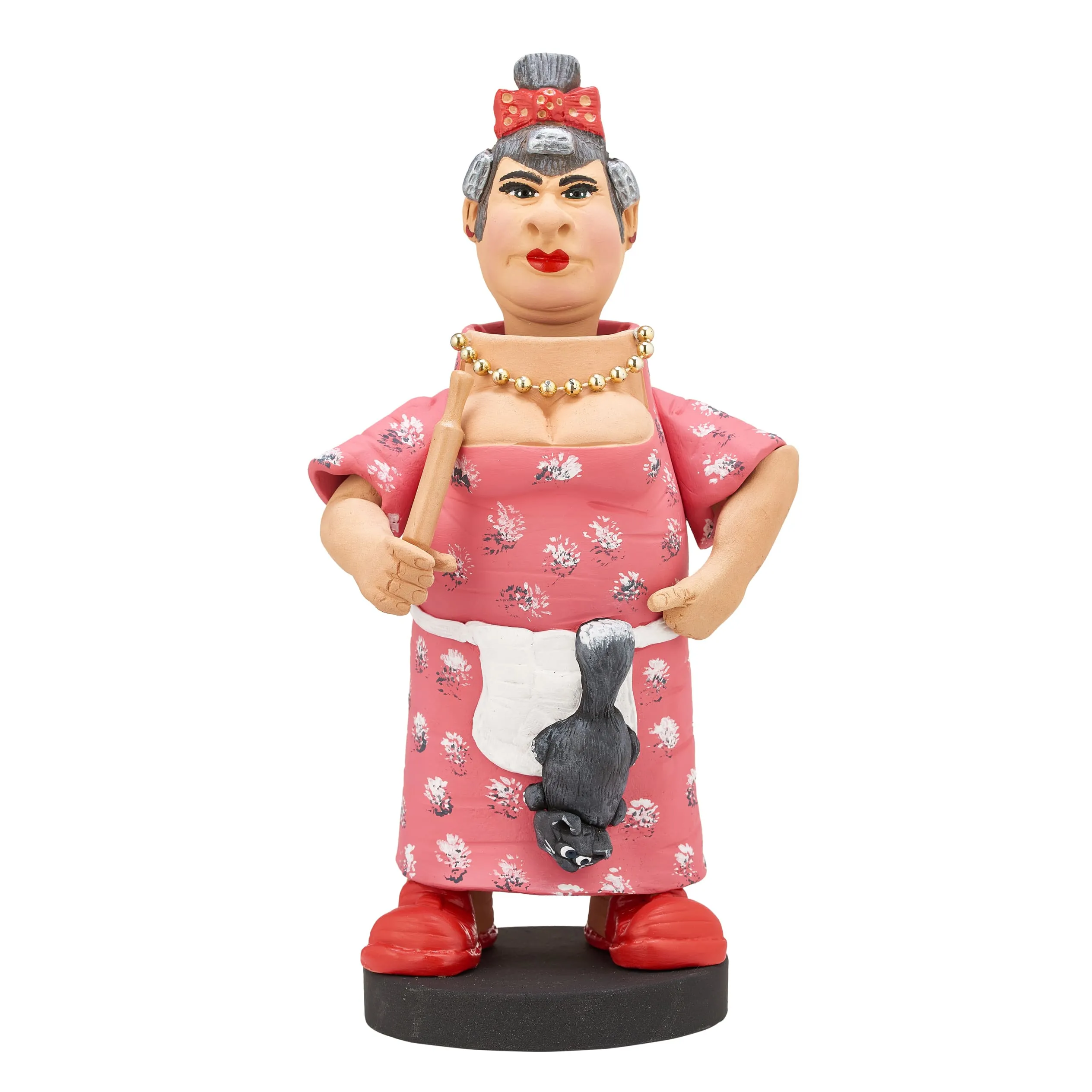 Фигурка Теща кивающая, красный